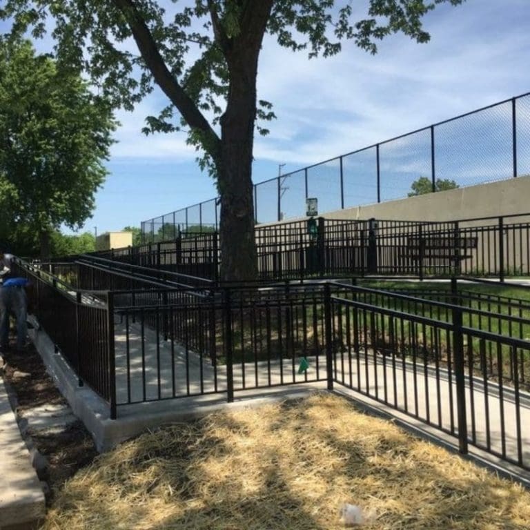 Commercial Railing Fence Contractor Osceola Fence Chicago