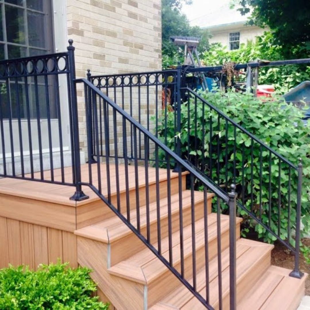 Iron Railing Installation Chicago Residential Fence
