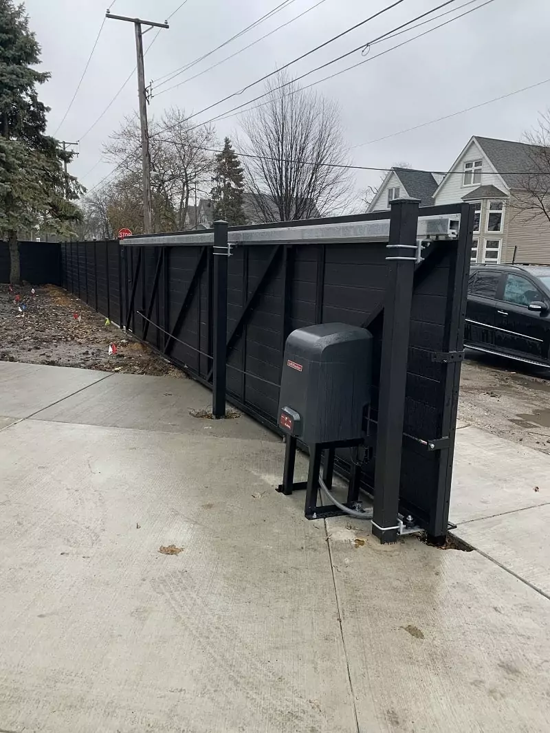 Automatic Security Gate in Chicago Free Quote Commercial Gates