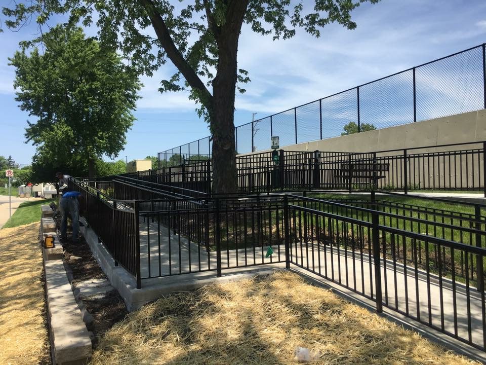 Permissions to Place Iron Fence Northbrook