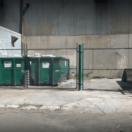 dumpster enclosure in chicago