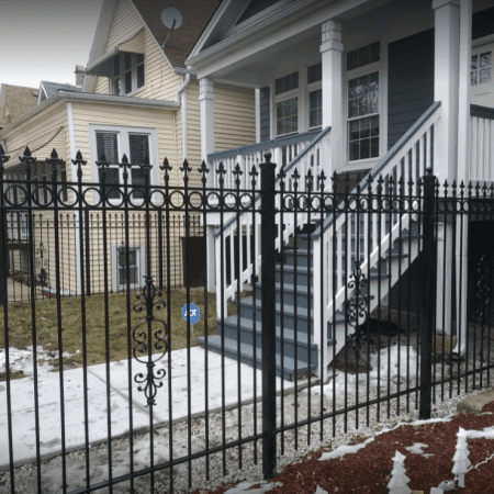 wrought iron fence in chicago