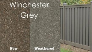 Grey Composite Fence in Chicago