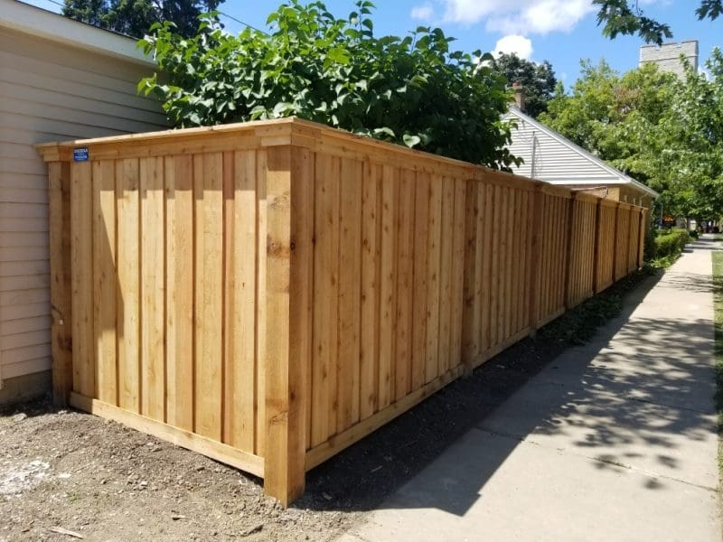Residential Chicago Fence Company Wood
