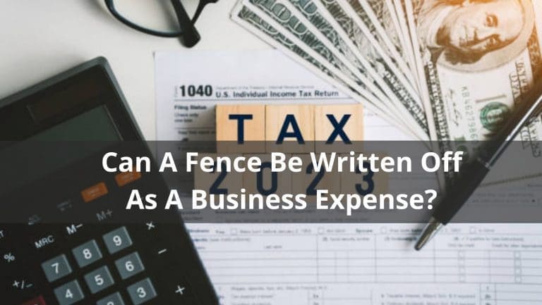 Deduct the cost of a fence title