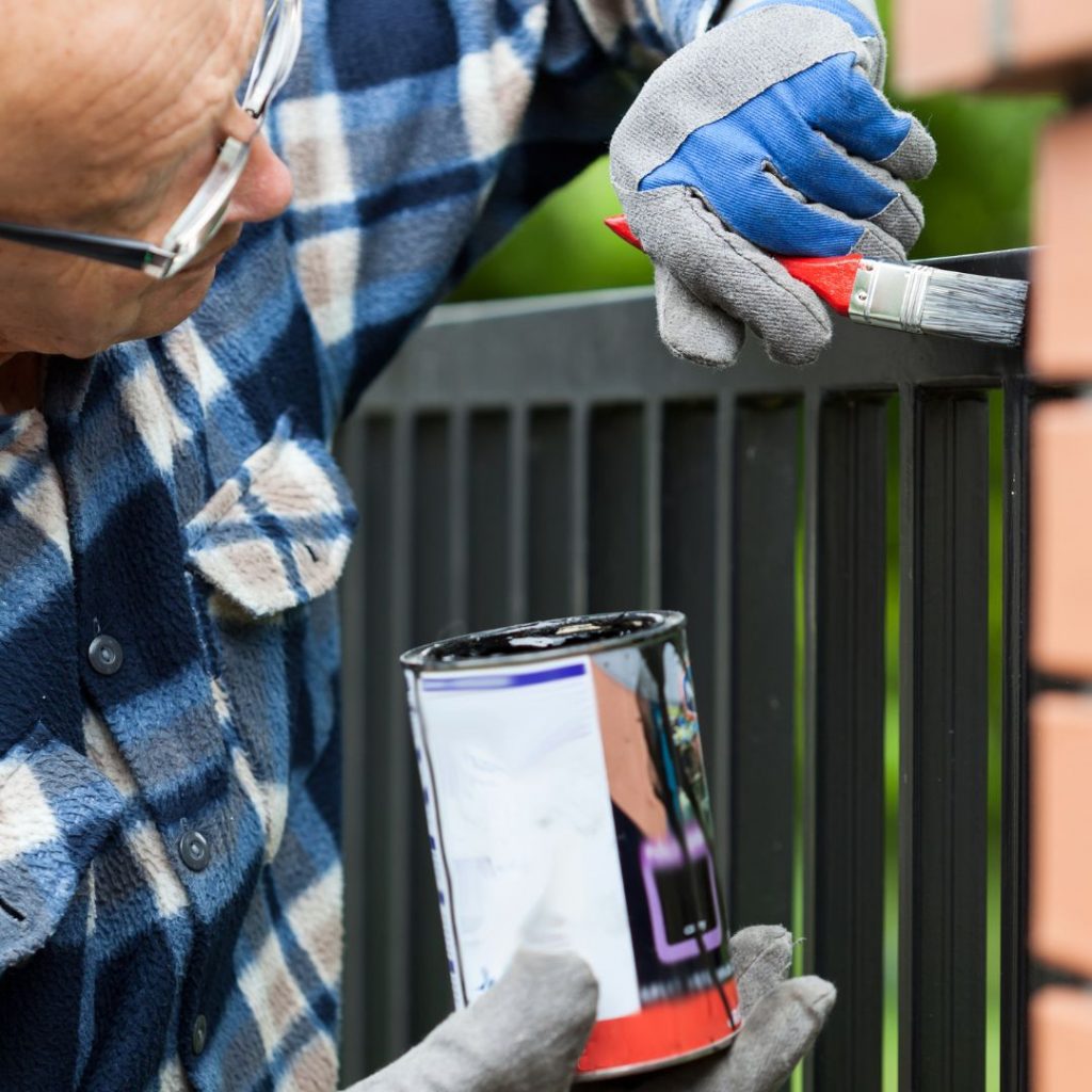 are-there-specific-rules-for-installing-a-metal-fence-in-residential-areas-painting-a-fence
