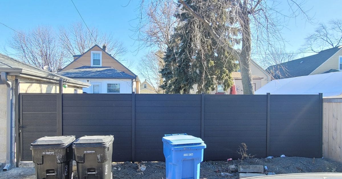winter composite fences chicago il
