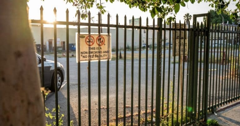 sturdy secure industrial metal fencing