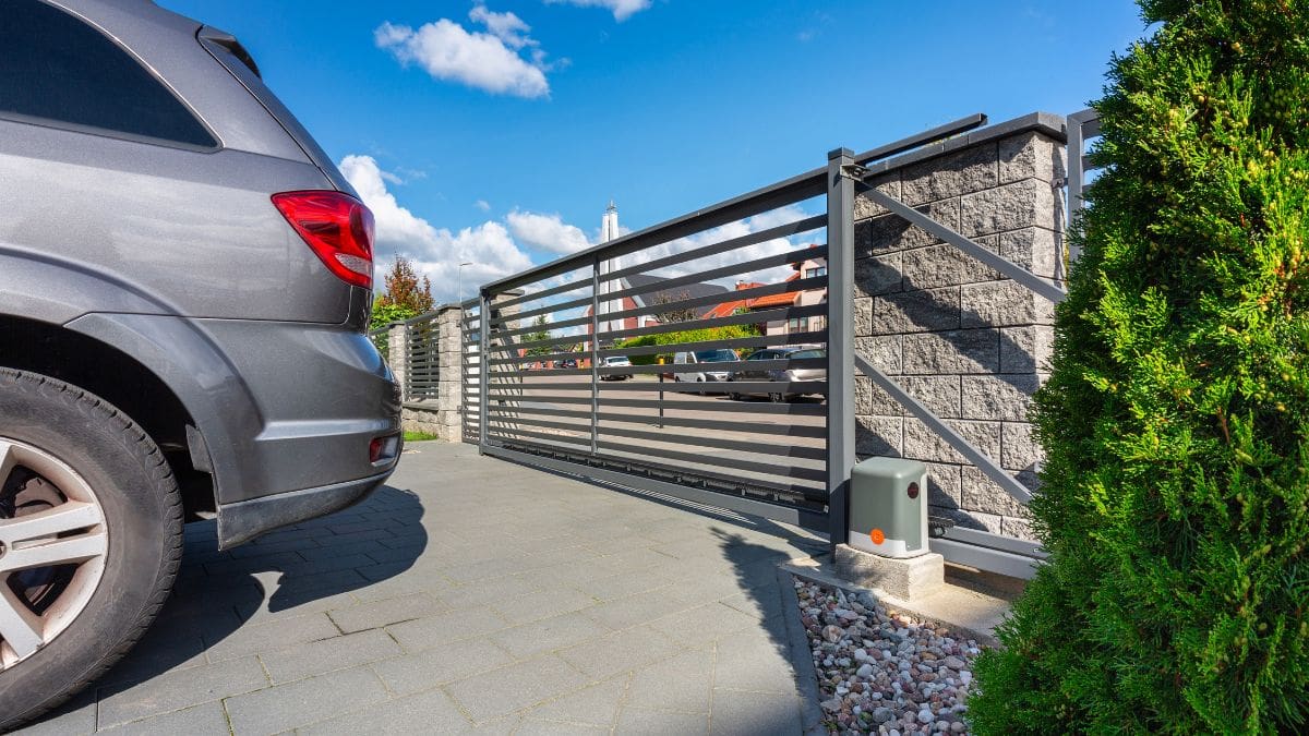 Automatic Security Gates installed at a Park Ridge, IL property