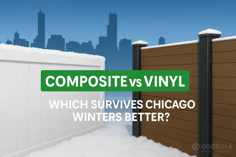 Composite Vs Vinyl fences-Osceola Fence & Security