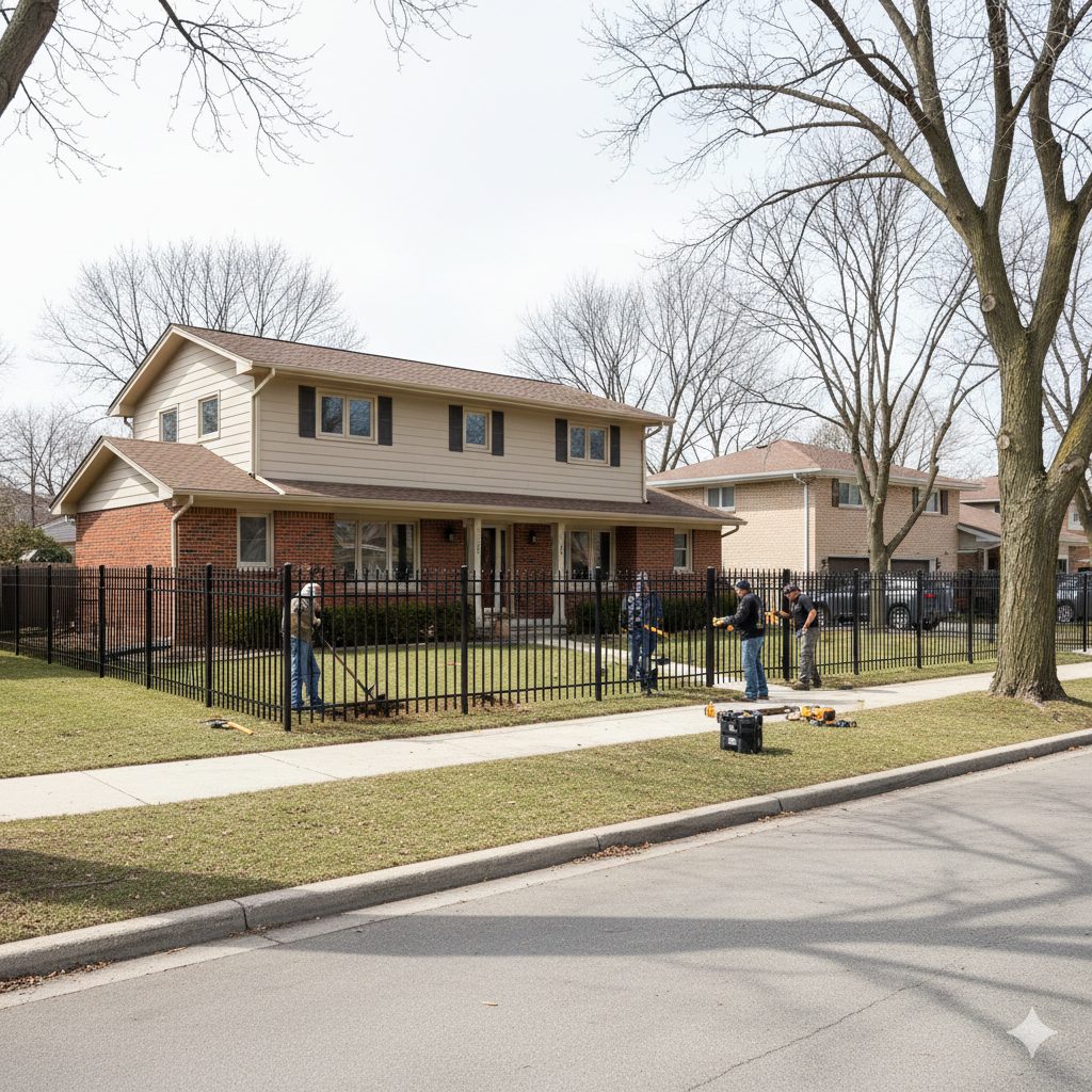 Automatic security gate Chicago Arlington Heights solutions for residential and commercial properties. Secure, durable, and code-compliant gate installation.