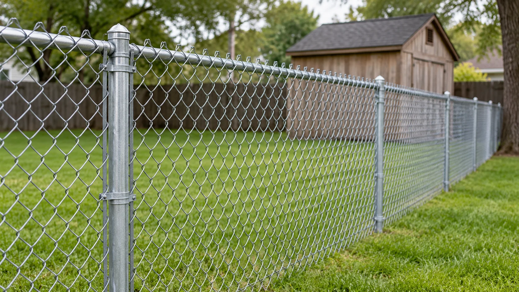 Chain link fences in Franklin Park IL