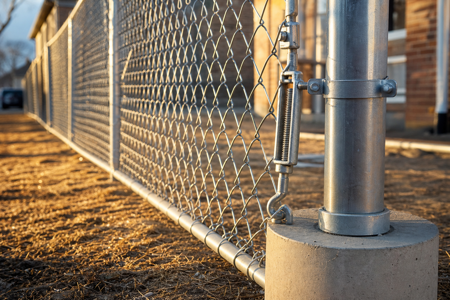 Chain link fences in Harwood Heights, IL