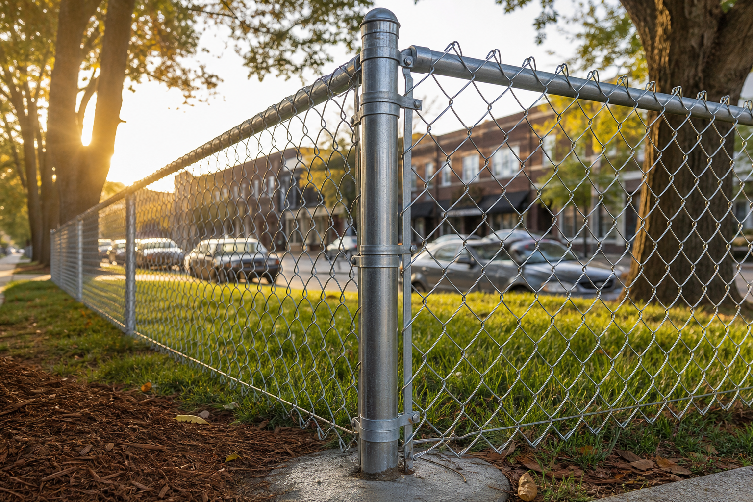 Chain link fence installation in La Grange, IL