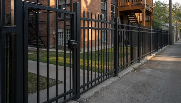 Chicago Two-Flats and Multi-Unit Properties: Planning Steel Fencing for Shared Gangways and Rear Yards