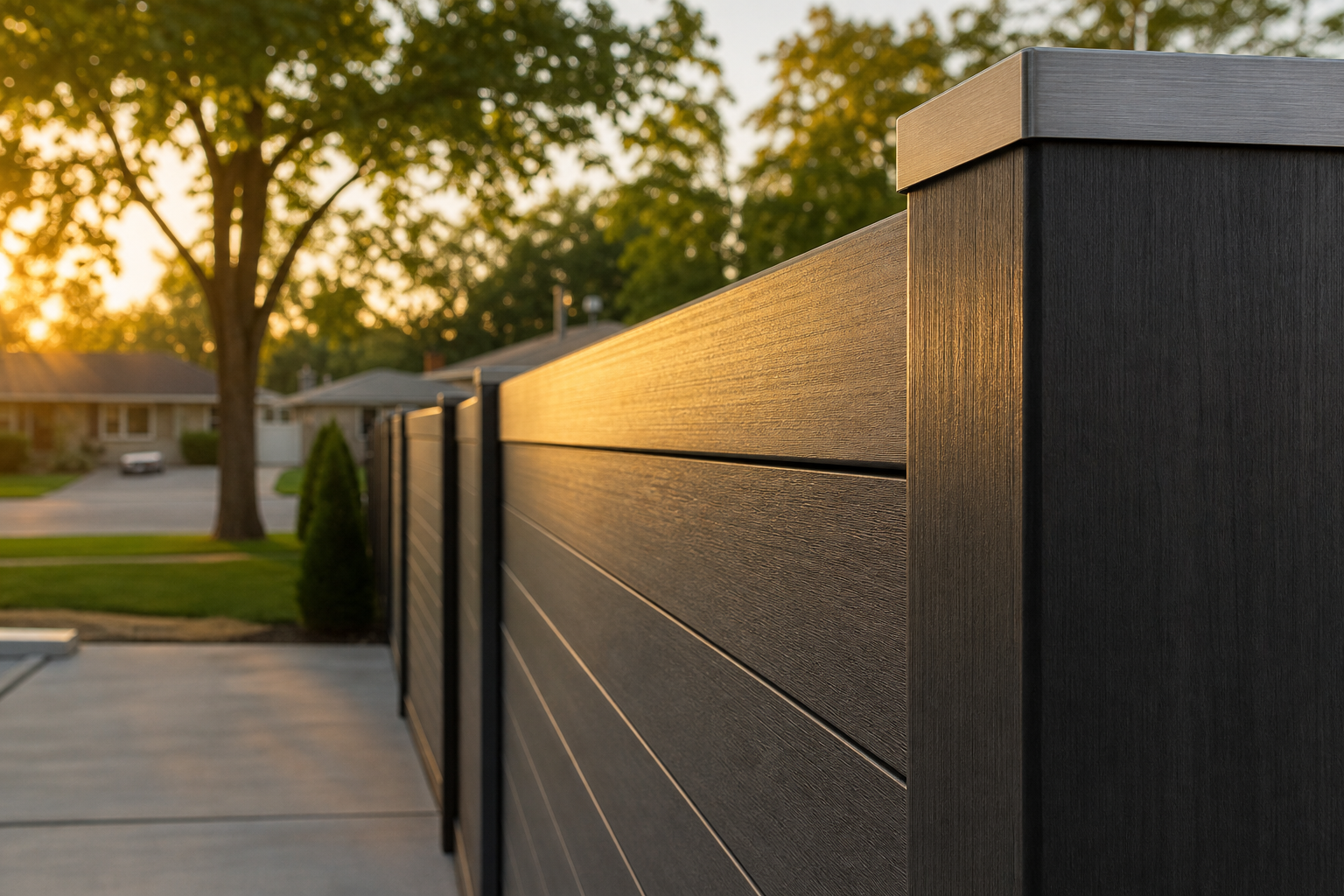 Composite Fences installed in Glendale Heights, IL