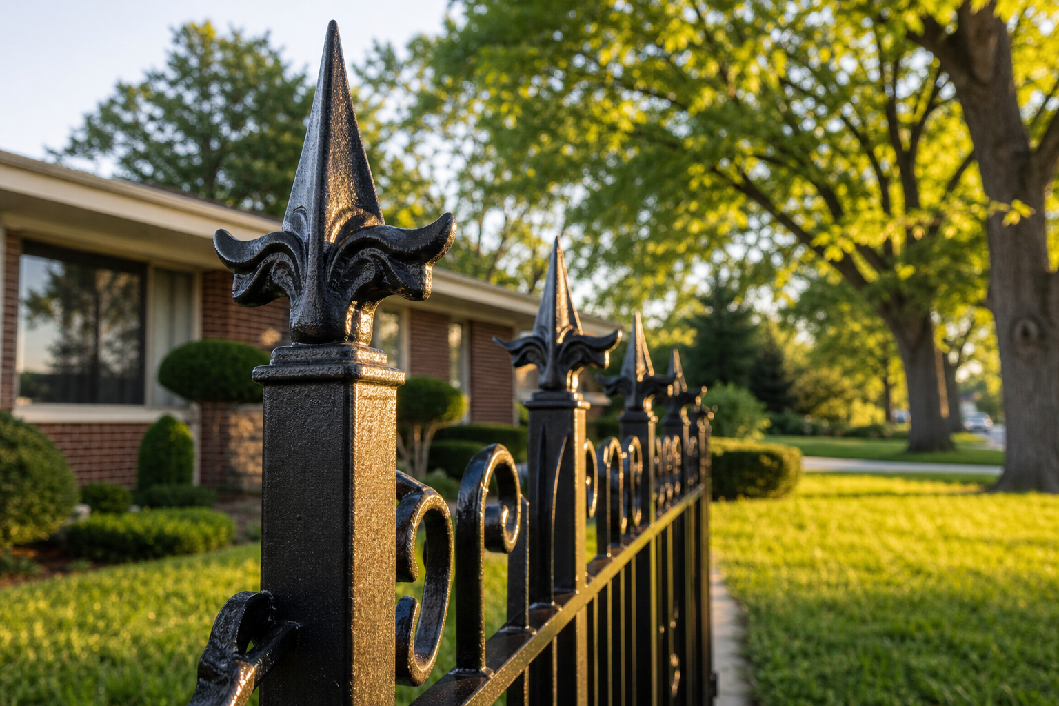 Iron Fences installed in Glendale Heights, IL