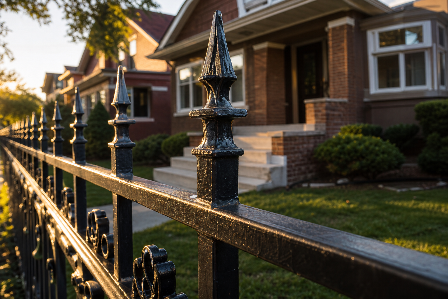 Iron Fences in Prospect Heights, IL
