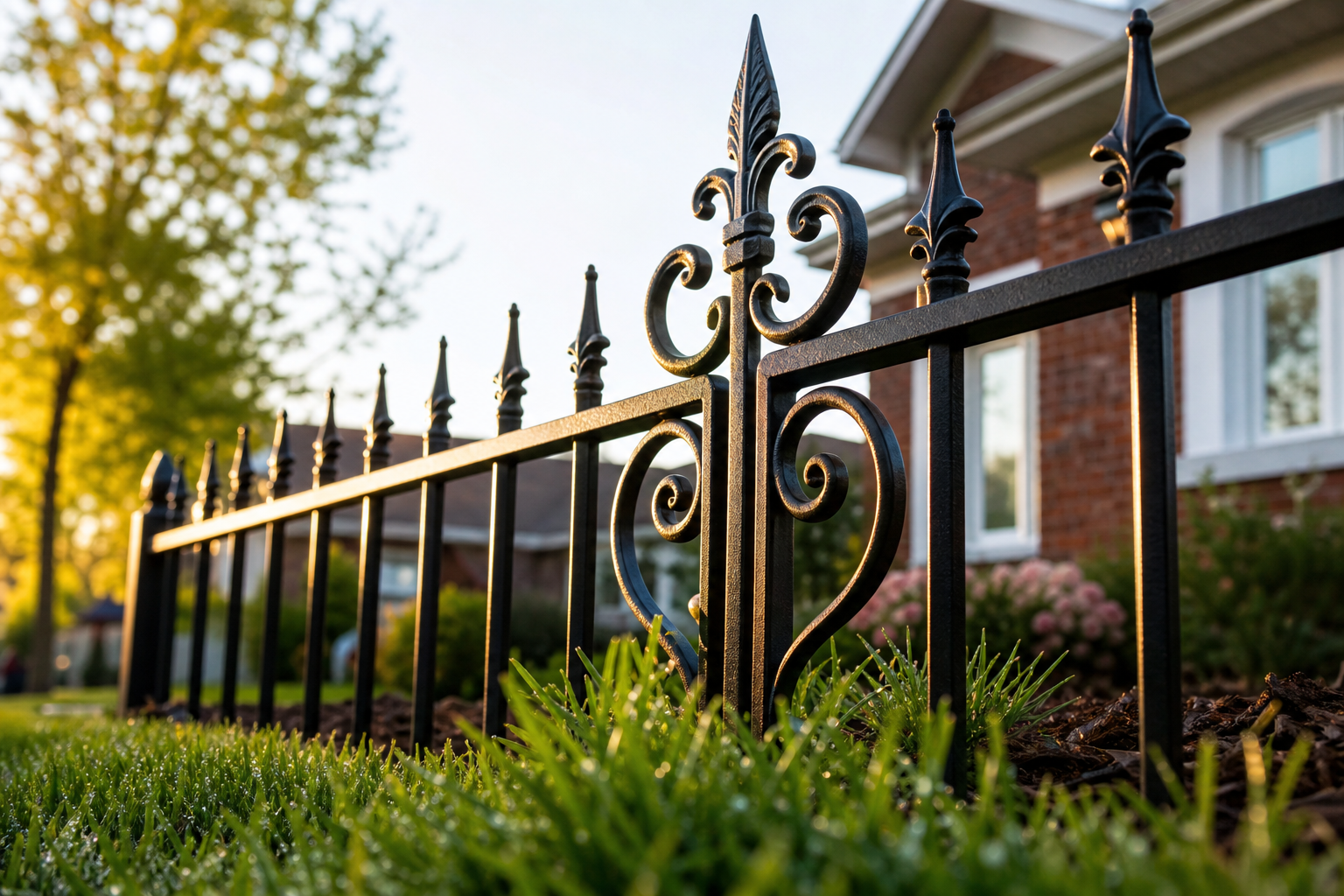 Iron Fences installed in Wood Dale, IL