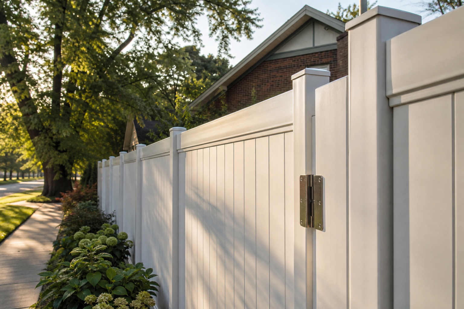 Residential fence installation by a fence company in Evanston, IL