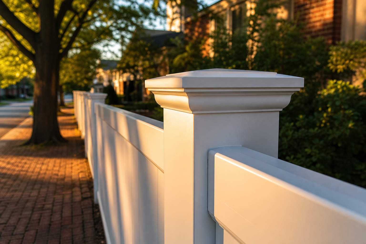 Vinyl fence installation in La Grange, IL