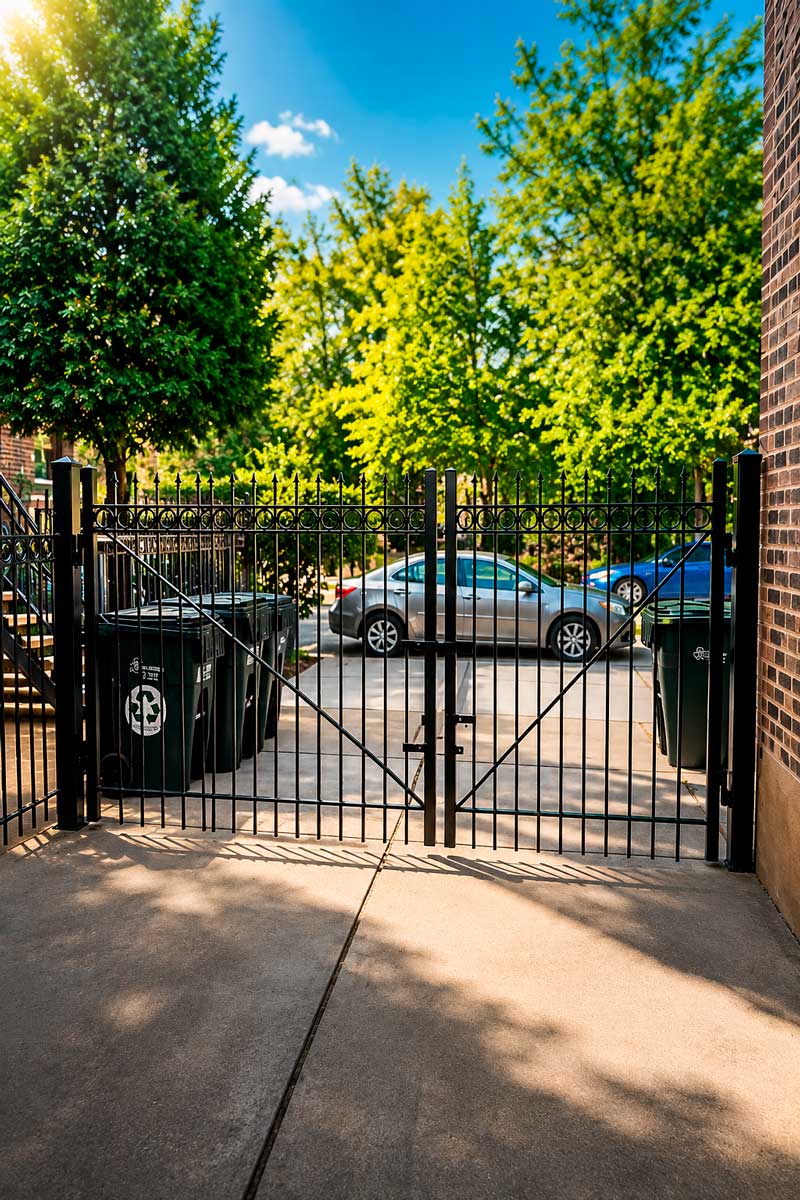Commercial Steel Fence