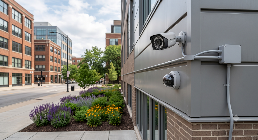 Advanced security cameras Chicago smart surveillance system residential commercial