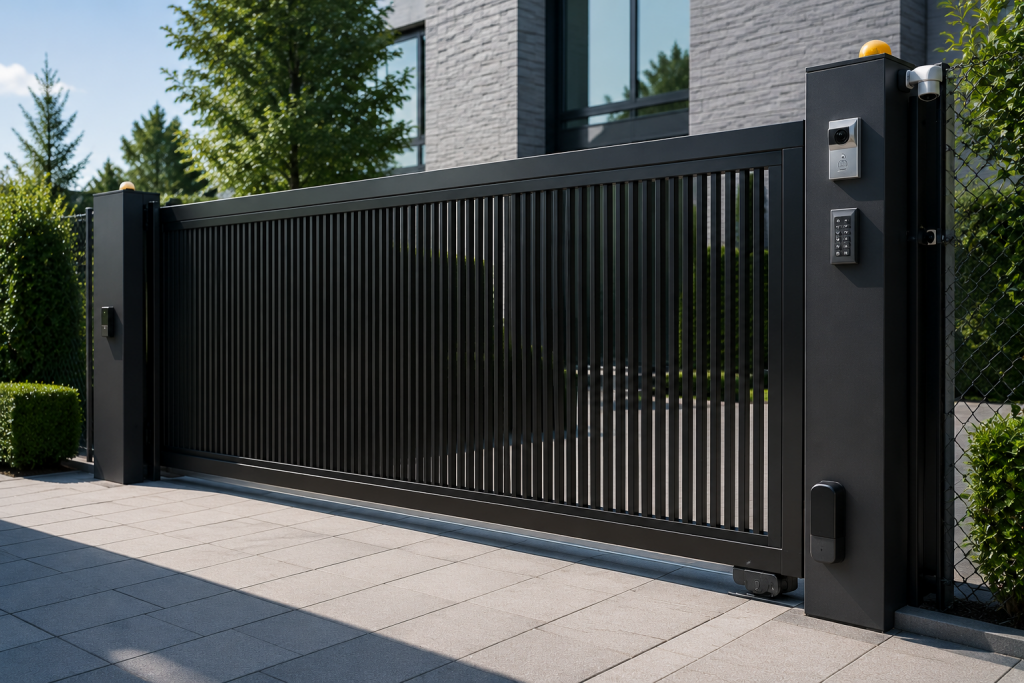 Automatic gate Chicago smart security system residential commercial electric gate access control modern design