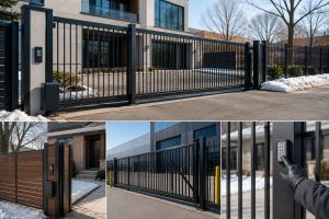 Automatic security gate Chicago installation in Evanston residential and commercial property