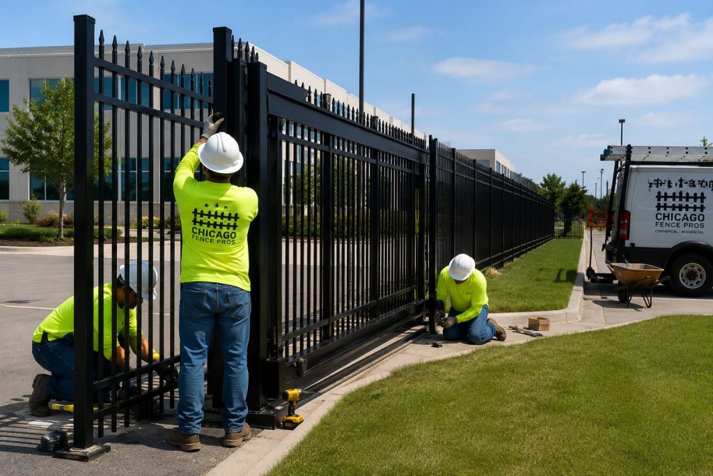 Commercial Fence Installation