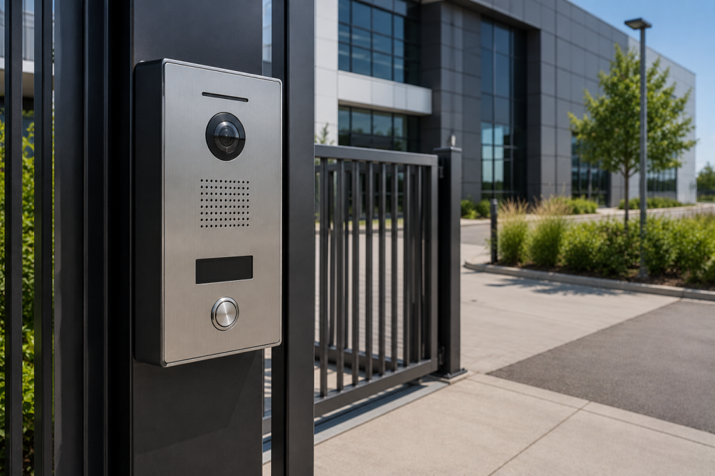 Commercial intercom systems security access control video wireless wired system installation business security