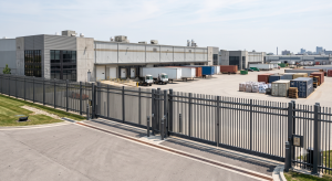 Commercial steel fencing Chicago industrial security fence installation