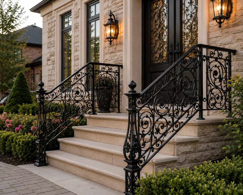 Custom Wrought Iron Railings
