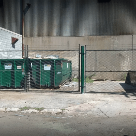 Osceola chicago fence company dumpster enclosure 6