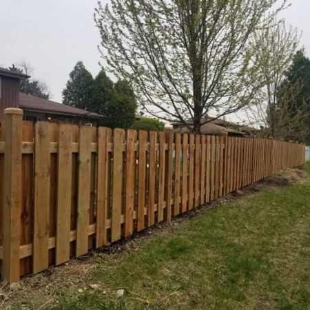 Spindle Picket Wood Fence Styles-residential wood fence contractor