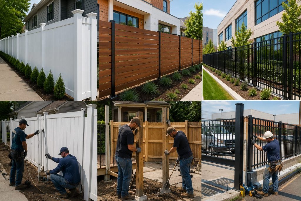Fence Installation Chicago residential and commercial fencing