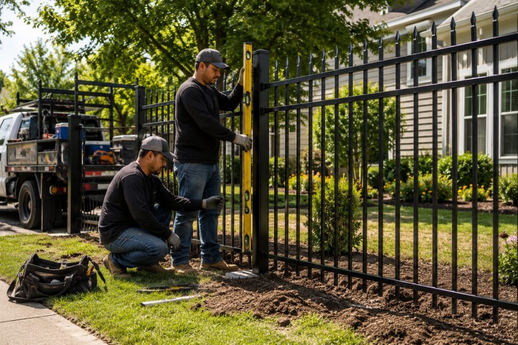 Professional Fence Installation by a Chicago fence company