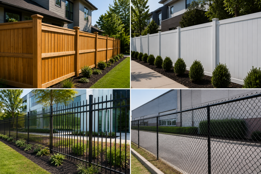 Fence Company Skokie installation residential commercial fencing wood iron vinyl chain link Skokie IL