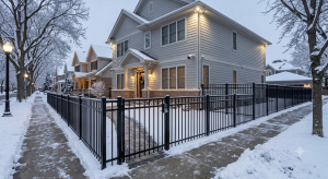 Home security tips Chicago holidays fence cameras protection system