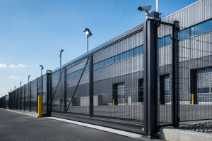 Industrial fencing Chicago modern security fence innovation design