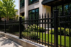 Iron Fence Chicago sturdy and elegant residential and commercial installation
