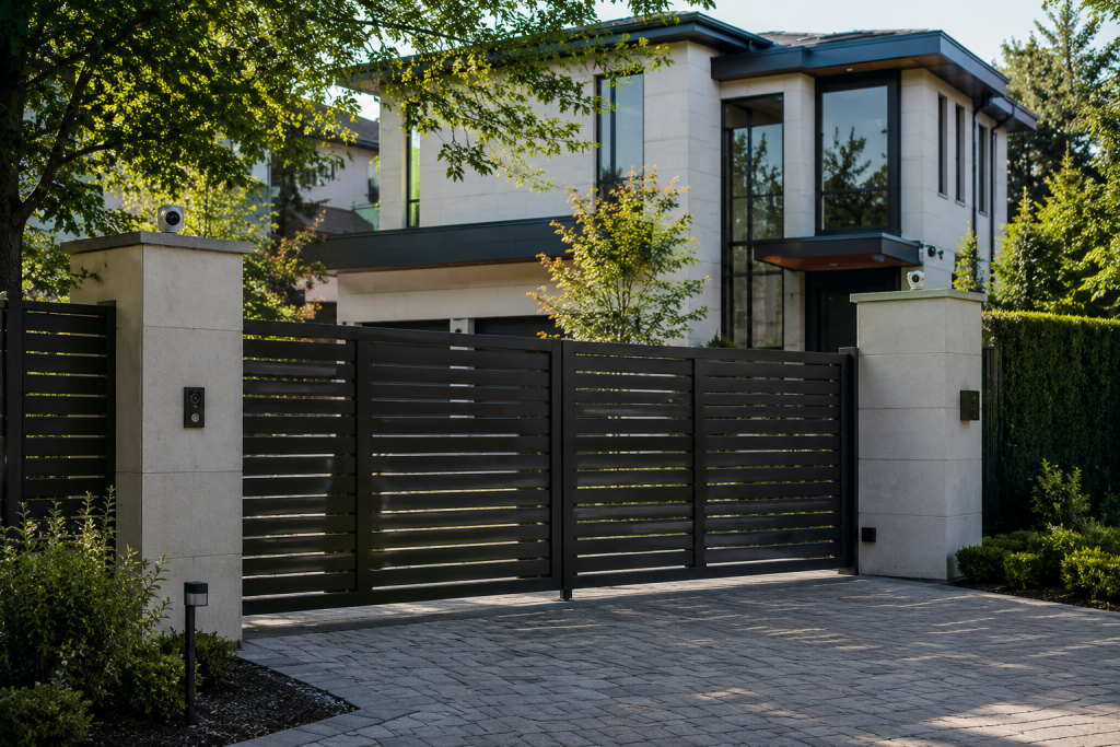 Lincolnwood property services fence installation gates security systems Chicago