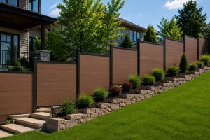 Sloped Fence Installation
