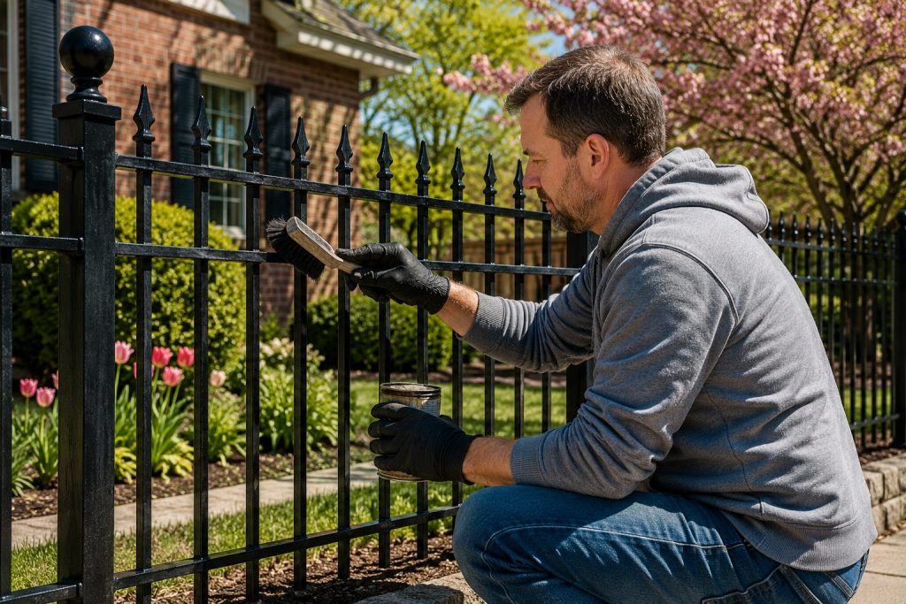 Iron Fence Maintenance