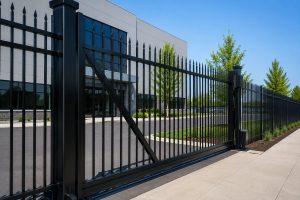 Steel Fence Installation