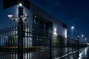 Surveillance security Chicago camera system integrated with fencing protection for residential and commercial property