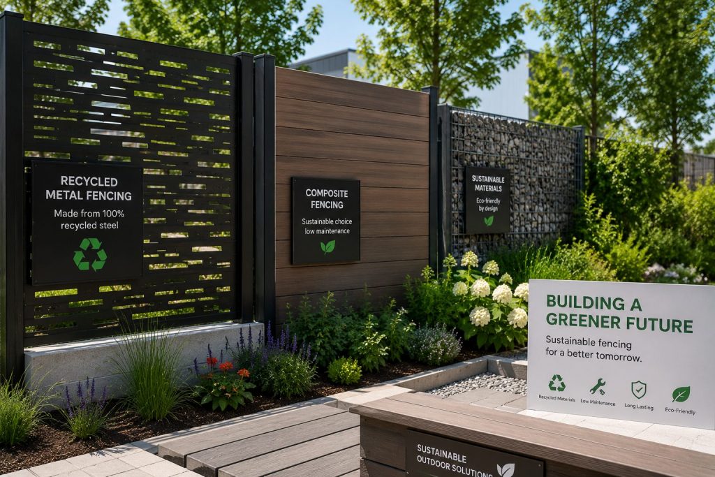 sustainable fence materials on the rise
