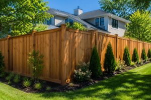Wood Fencing Installation