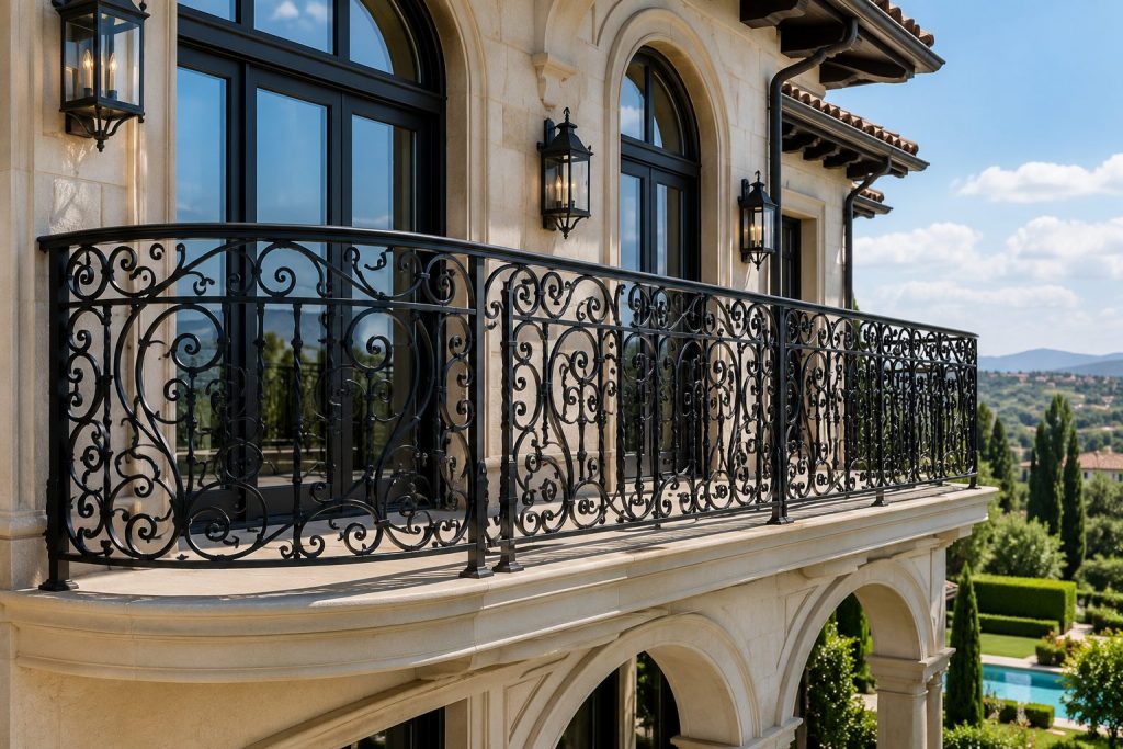 Wrought Iron Balcony Railings
